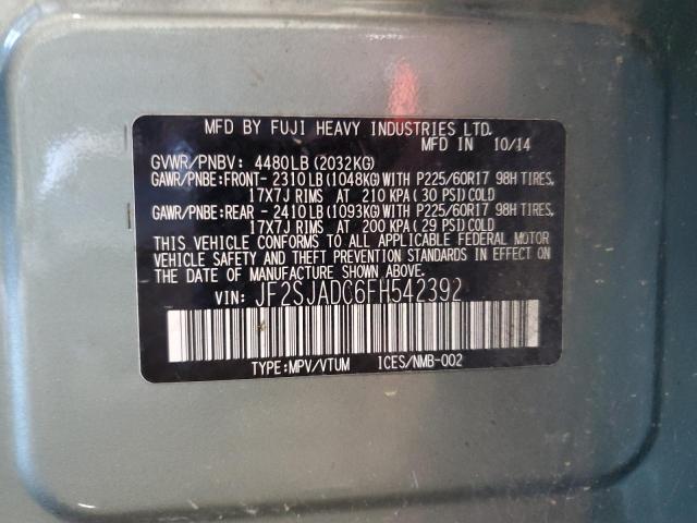 Photo 14 from auction – 2015 SUBARU FORESTER 2 with VIN JF2SJADC6FH542392