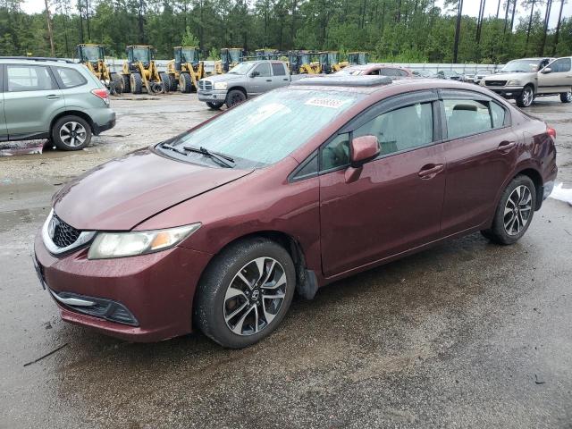 HONDA CIVIC EX 2013 with VIN 19XFB2F82DE055768 - Photo from auction