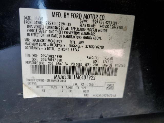 Foto 14 de la subasta – 2021 FORD ECOSPORT T con VIN MAJ6S3KL1MC401922