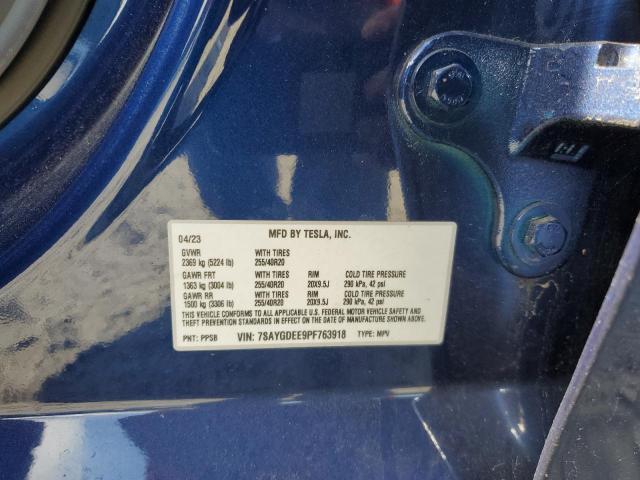 Photo 14 from auction – 2023 TESLA MODEL Y with VIN 7SAYGDEE9PF763918