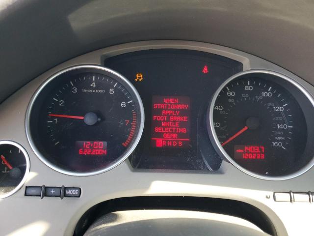 Photo 9 from auction – 2005 AUDI A4 QUATTRO with VIN WAUDT48H85K015297