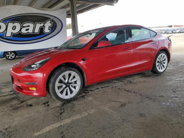 TESLA MODEL 3 2022 with VIN 5YJ3E1EB8NF177063 - Photo from auction