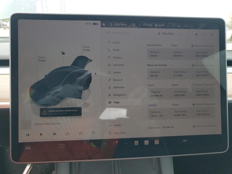 Photo 9 from auction – 2024 TESLA MODEL Y with VIN 7SAYGAEE3RF024710