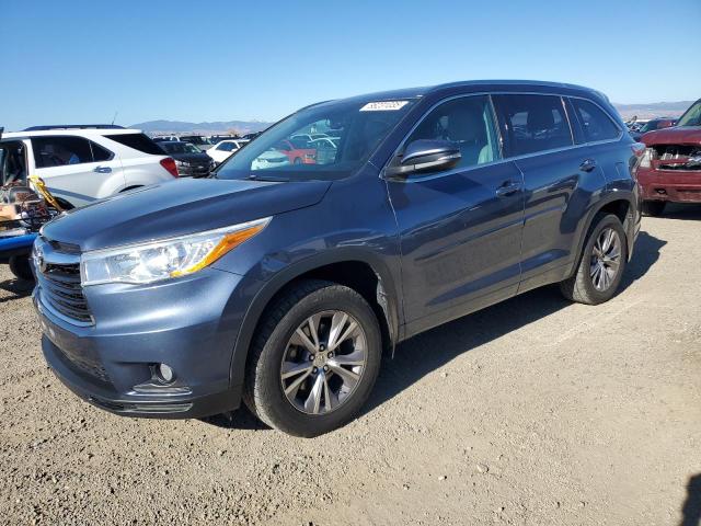 TOYOTA HIGHLANDER 2014 with VIN 5TDJKRFH8ES036782 - Photo from auction