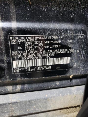 Photo 14 from auction – 2021 TOYOTA RAV4 LE with VIN 2T3K1RFV5MC156163