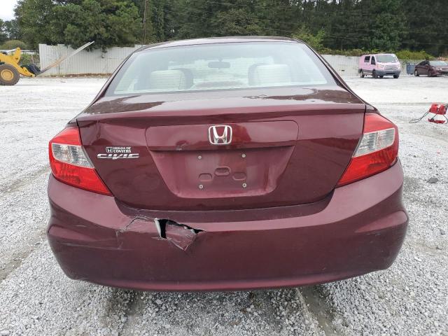 Photo 6 from auction – 2012 HONDA CIVIC LX with VIN 19XFB2F56CE089412