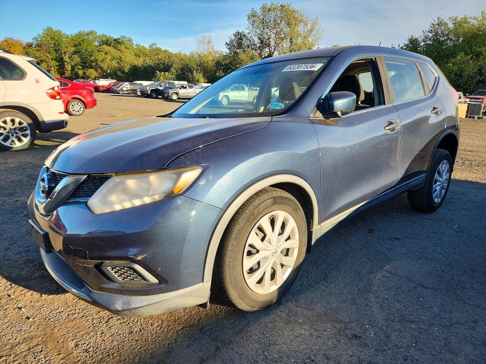 NISSAN ROGUE 2016 с VIN KNMAT2MV8GP654601 - Снимка от търг