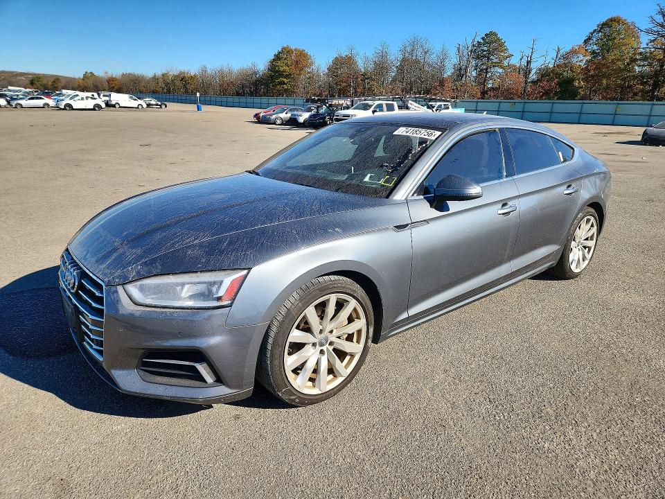 AUDI A5 2018 с VIN WAUCNCF53JA011201 - Снимка от търг