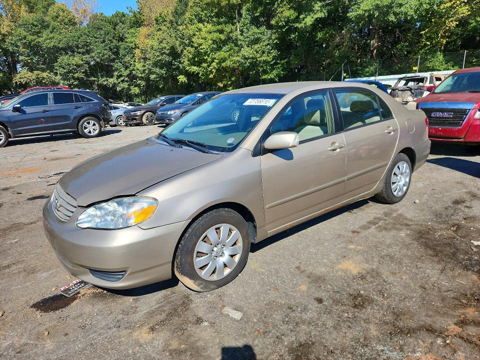 TOYOTA COROLLA 2004 with VIN 2T1BR32E44C309216 - Photo from auction