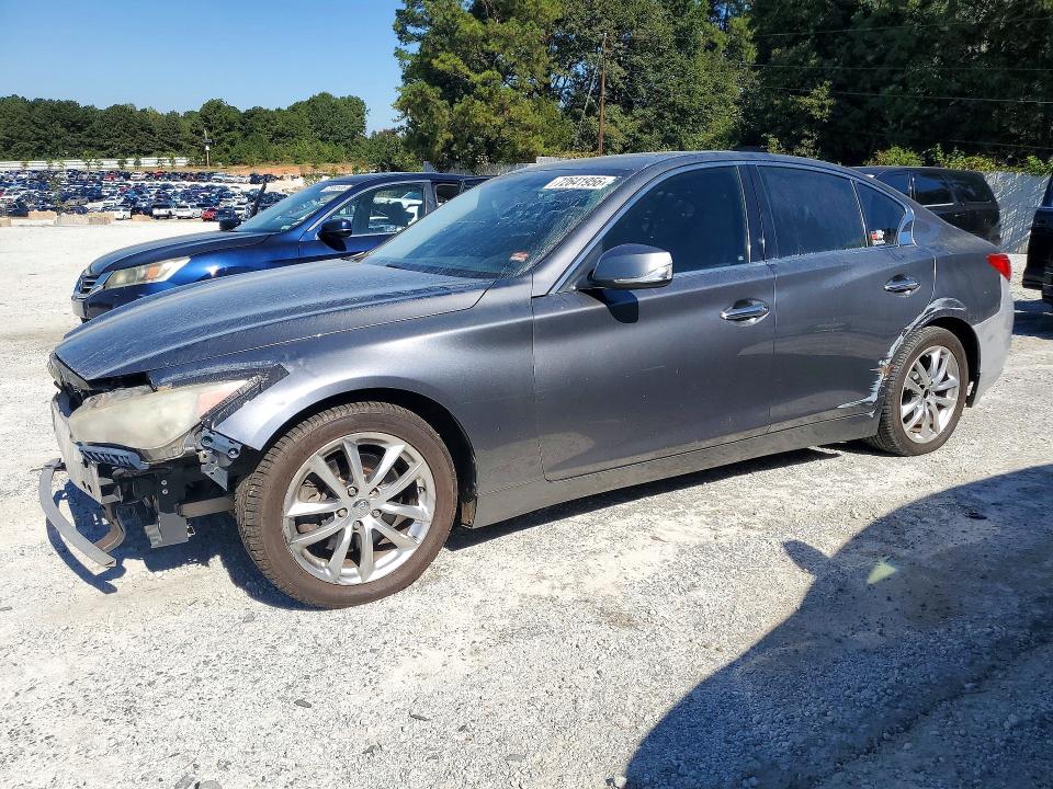 INFINITI Q50 2014 with VIN JN1BV7AP2EM683336 - Photo from auction