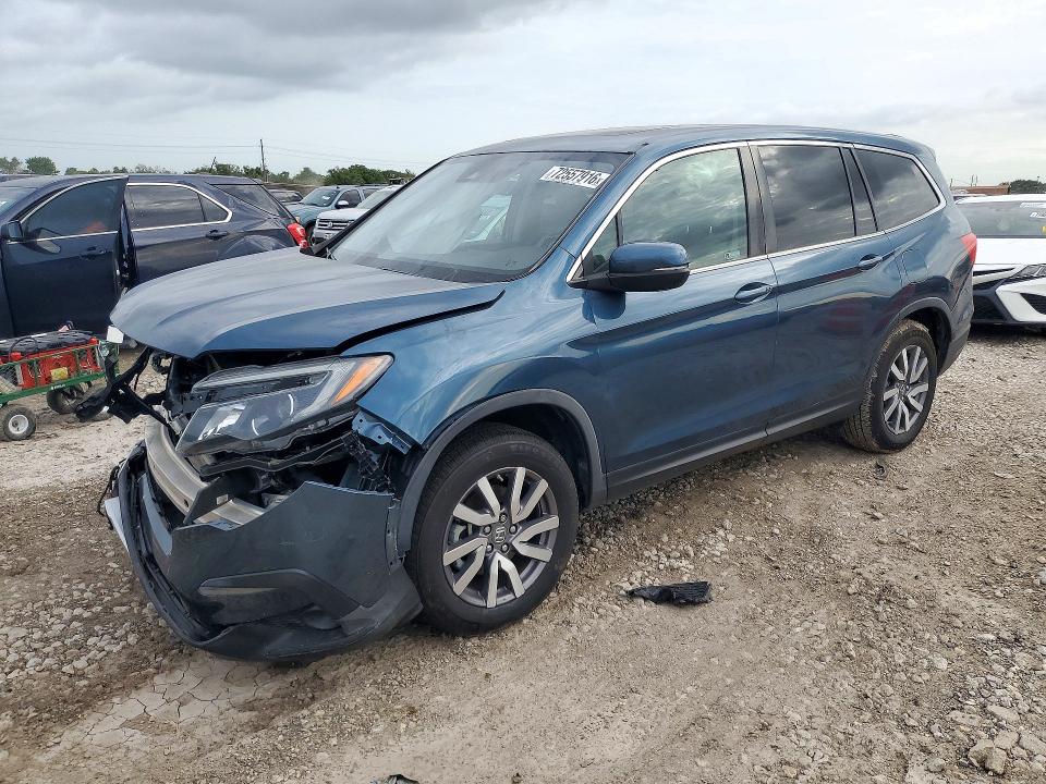 Photo 1 from auction – 2022 HONDA PILOT with VIN 5FNYF5H57NB008393