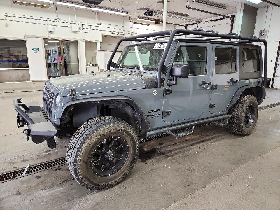 Снимка 1 от търг – 2014 JEEP WRANGLER UNLIMITED с VIN 1C4BJWDG1EL158563