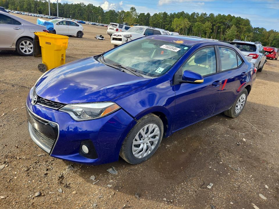 TOYOTA COROLLA 2014 с VIN 5YFBURHE7EP027243 - Снимка от търг