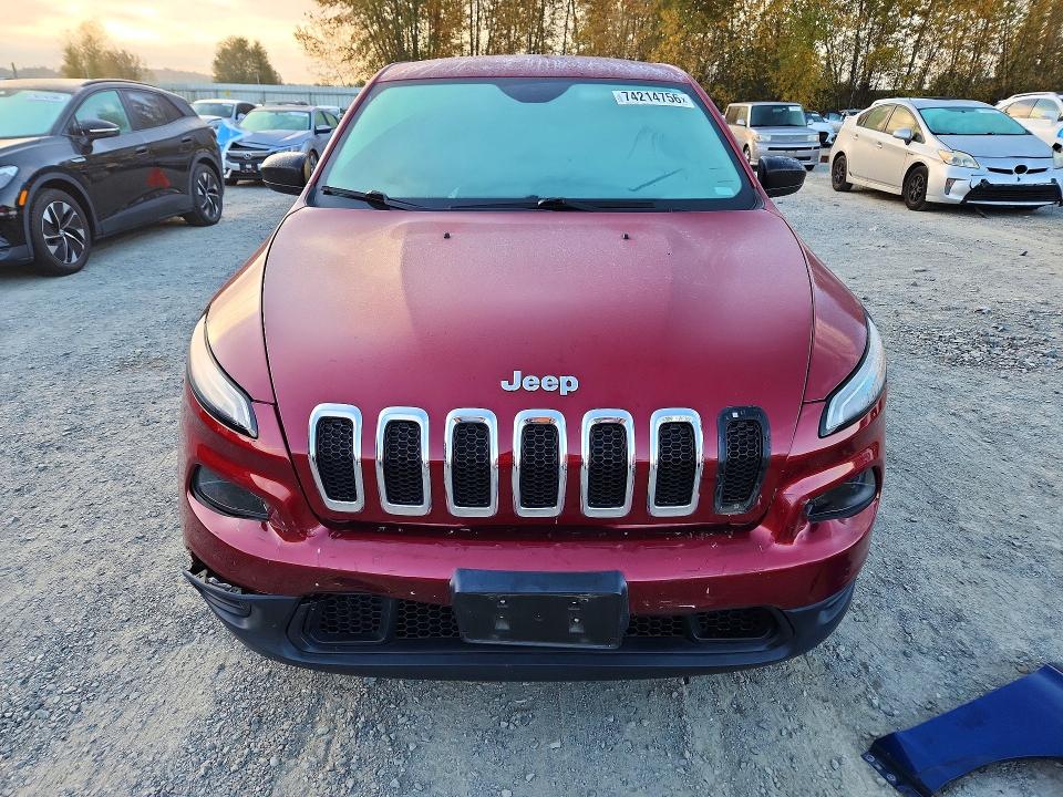 Снимка 5 от търг – 2016 JEEP CHEROKEE с VIN 1C4PJMABXGW109382