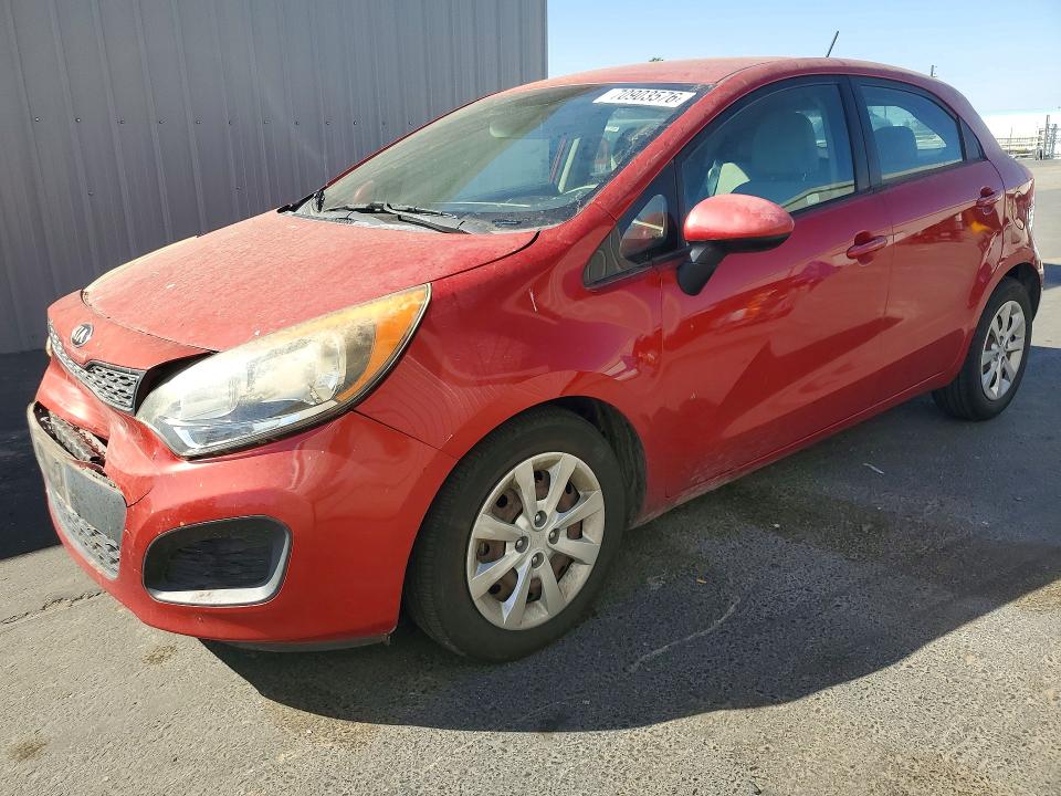 KIA RIO 2013 with VIN KNADM5A3XD6307025 - Photo from auction