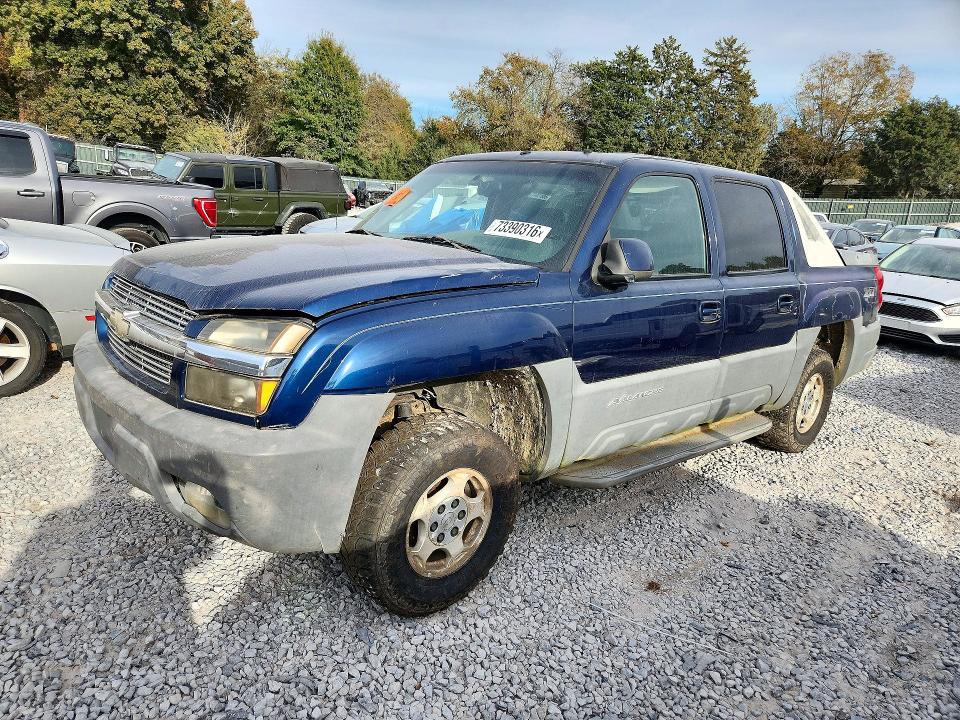 Photo 1 from auction – 2002 CHEVROLET AVALANCHE with VIN 3GNEK13T02G273330