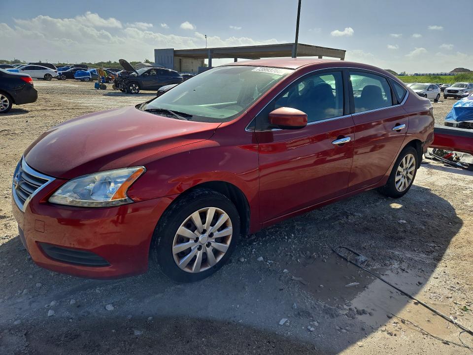 NISSAN SENTRA 2015 с VIN 3N1AB7AP9FL688470 - Снимка от търг