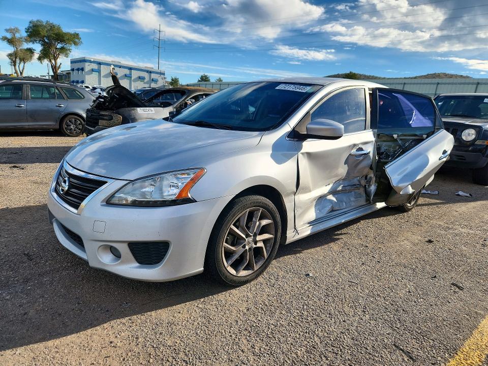 NISSAN SENTRA 2013 with VIN 3N1AB7AP3DL663903 - Photo from auction