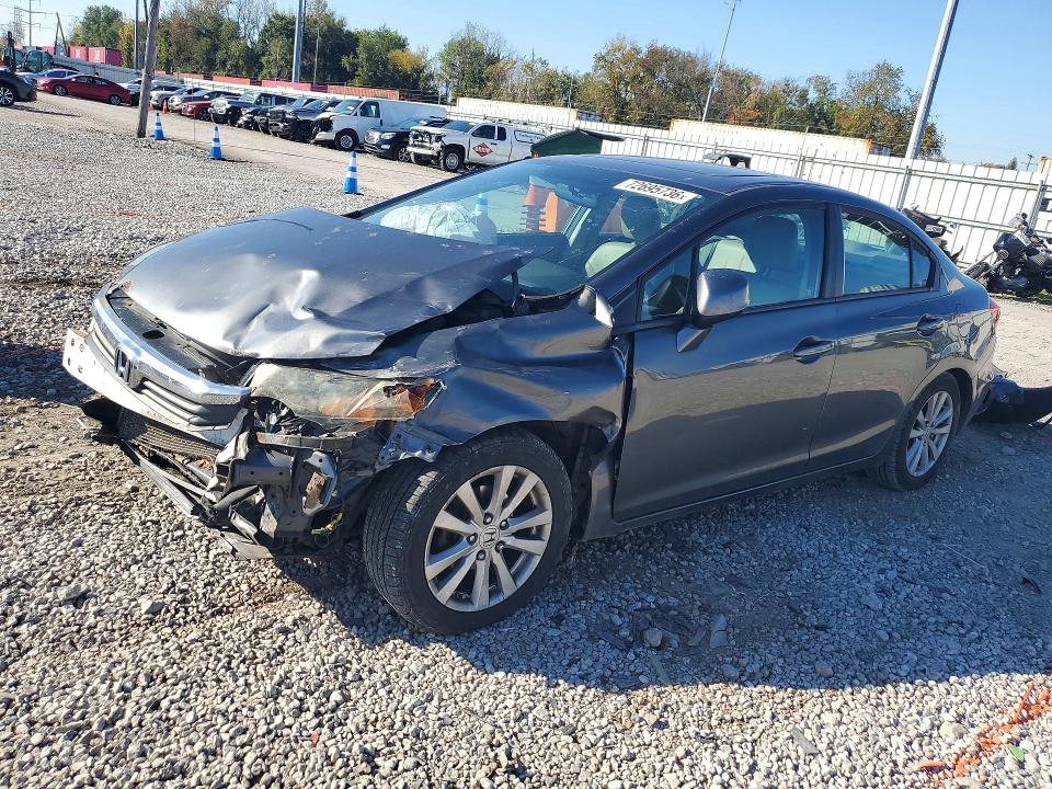 HONDA CIVIC 2012 с VIN 19XFB2F96CE021680 - Снимка от търг