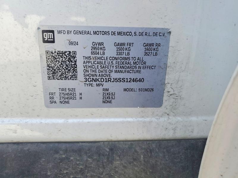 Снимка 14 от търг – 2025 CHEVROLET BLAZER с VIN 3GNKD1RJ5SS124640
