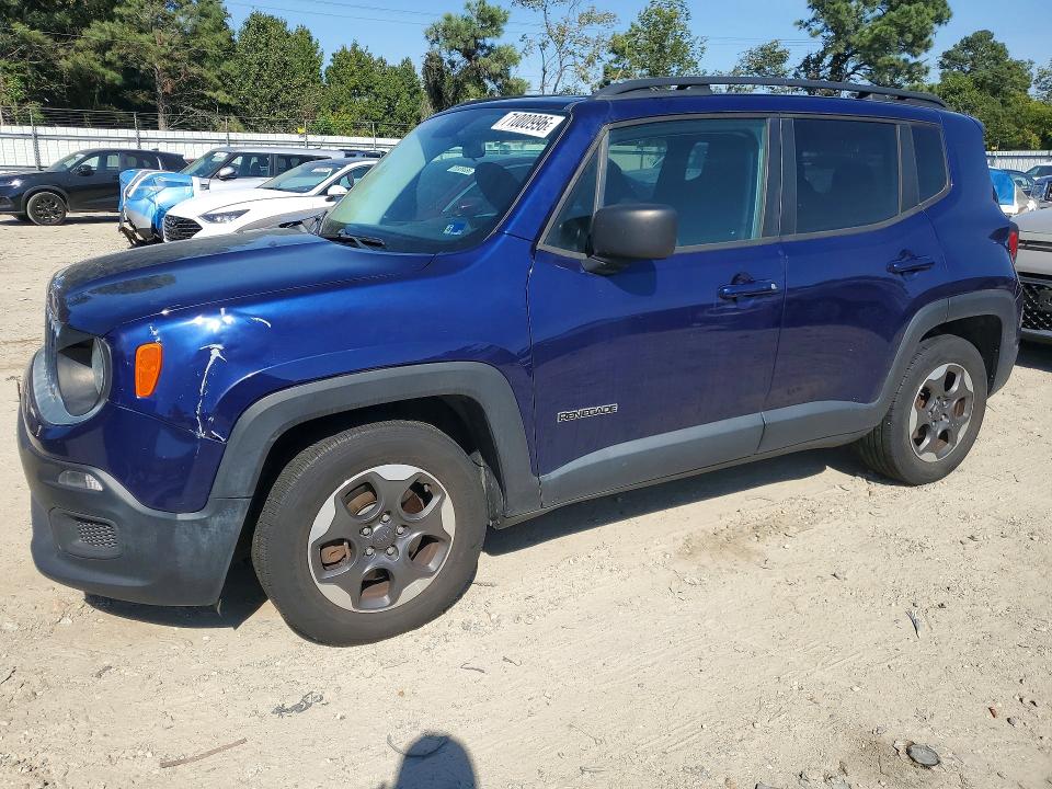 JEEP RENEGADE 2016 with VIN ZACCJAAT1GPD70578 - Photo from auction