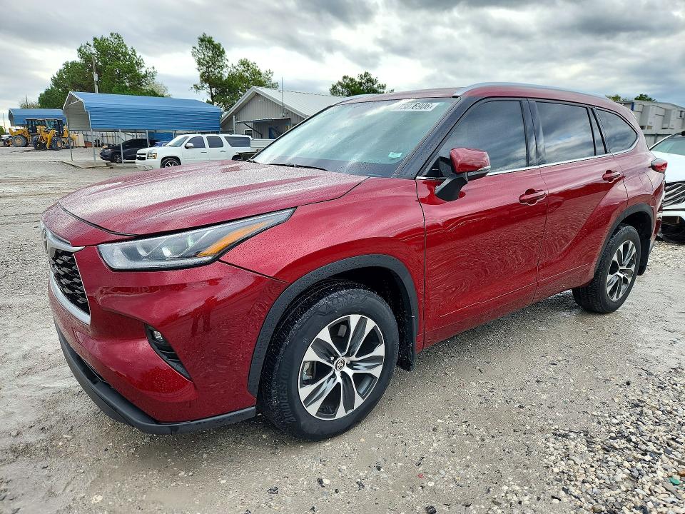 TOYOTA HIGHLANDER 2021 с VIN 5TDHZRBH1MS094697 - Снимка от търг