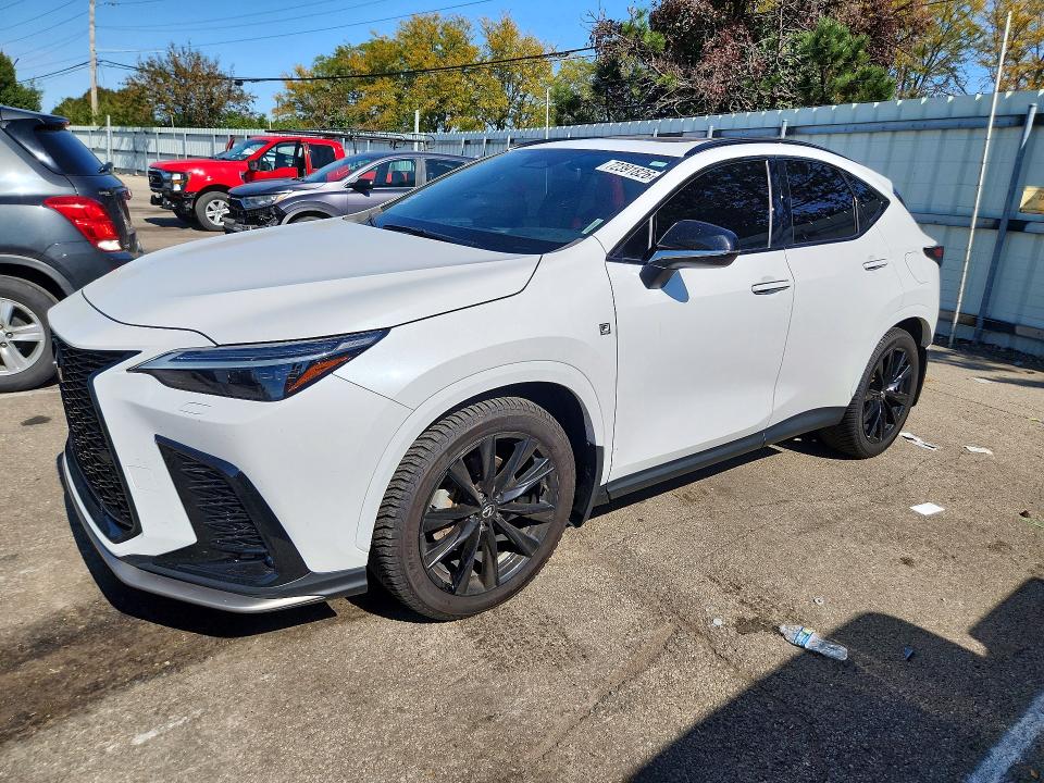 LEXUS NX 350 2024 with VIN 2T2KGCEZ1RC032595 - Photo from auction