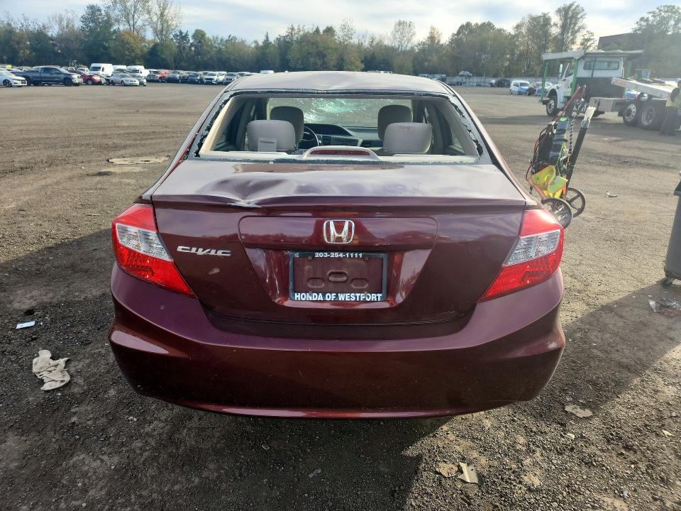 Снимка 6 от търг – 2012 HONDA CIVIC с VIN 19XFB2E58CE058972