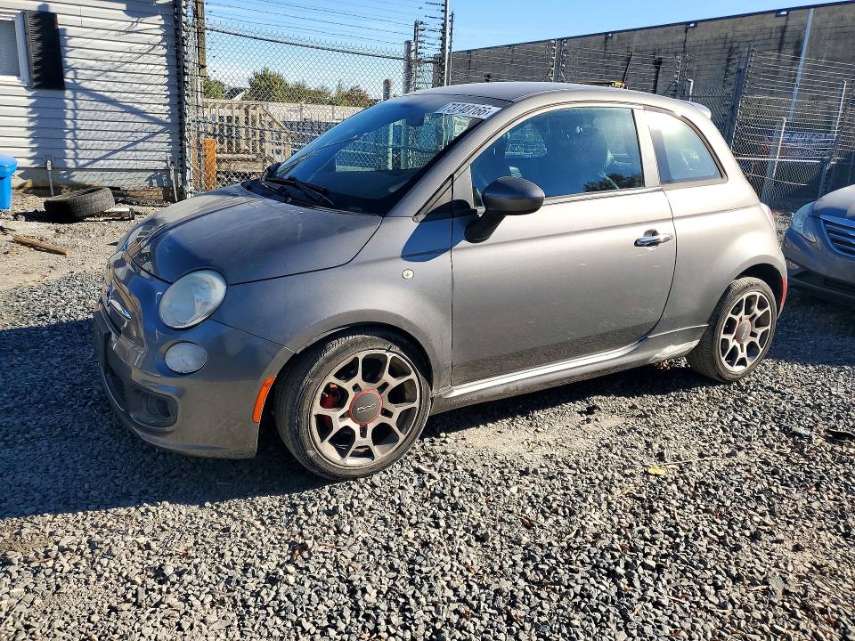 FIAT 500 2012 с VIN 3C3CFFBR5CT127090 - Снимка от търг
