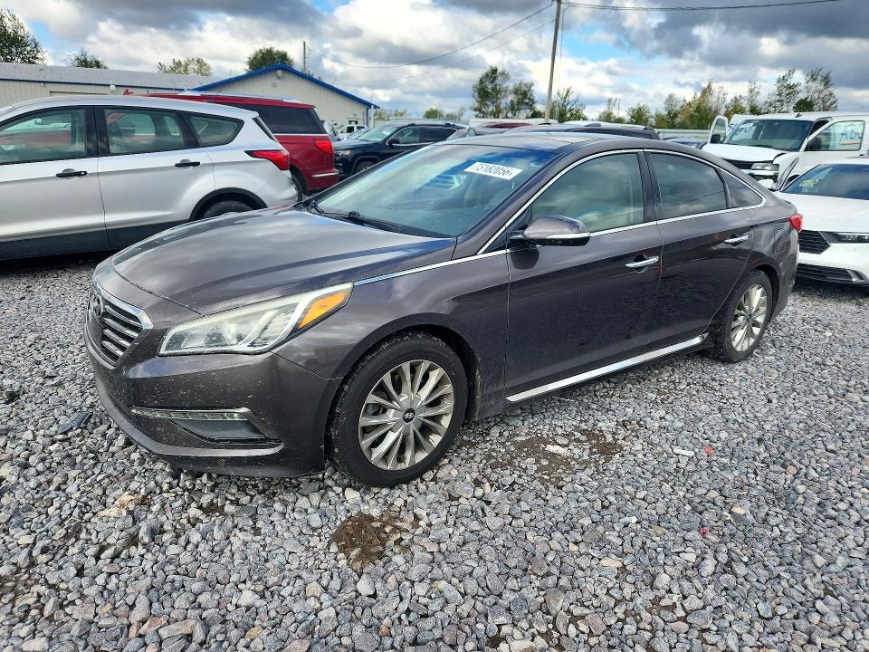 HYUNDAI SONATA 2015 with VIN 5NPE34AF8FH115903 - Photo from auction