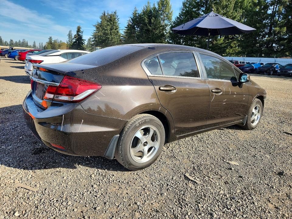 Снимка 3 от търг – 2013 HONDA CIVIC с VIN 2HGFB2F5XDH582758