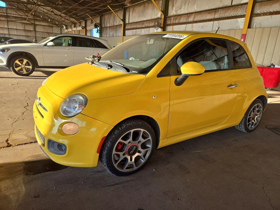 FIAT 500 2012 مع رقم تعريف المركبة 3C3CFFBR7CT343278 - صورة من المزاد