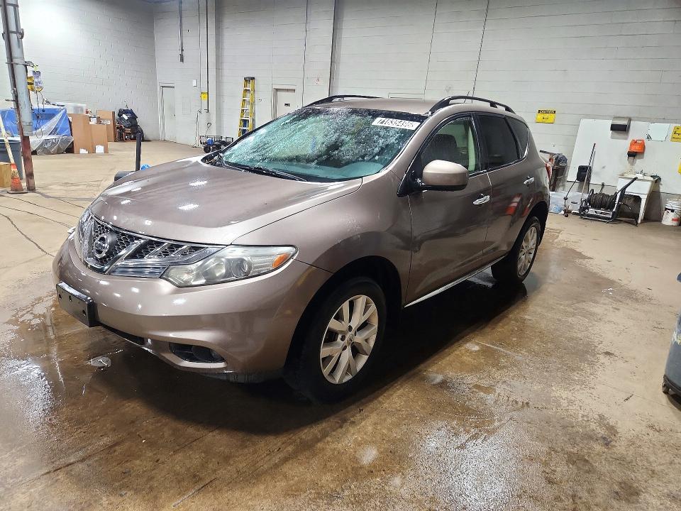 NISSAN MURANO 2014 with VIN JN8AZ1MW6EW512868 - Photo from auction