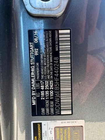 Photo 10 from auction – 2017 MERCEDES-BENZ C with VIN WDDWJ6EB5HF440248