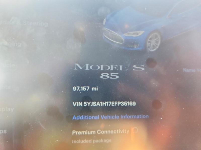 Снимка 9 от търг – 2014 TESLA MODEL S с VIN 5YJSA1H17EFP35169