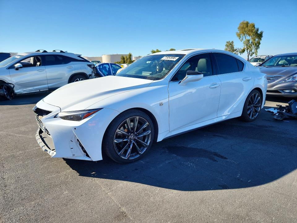 LEXUS IS 2022 with VIN JTHGZ1B27N5049679 - Photo from auction