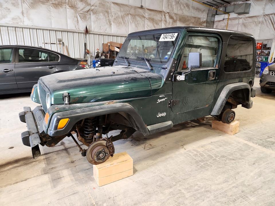 JEEP WRANGLER / TJ 2000 с VIN 1J4FA49S3YP755062 - Снимка от търг