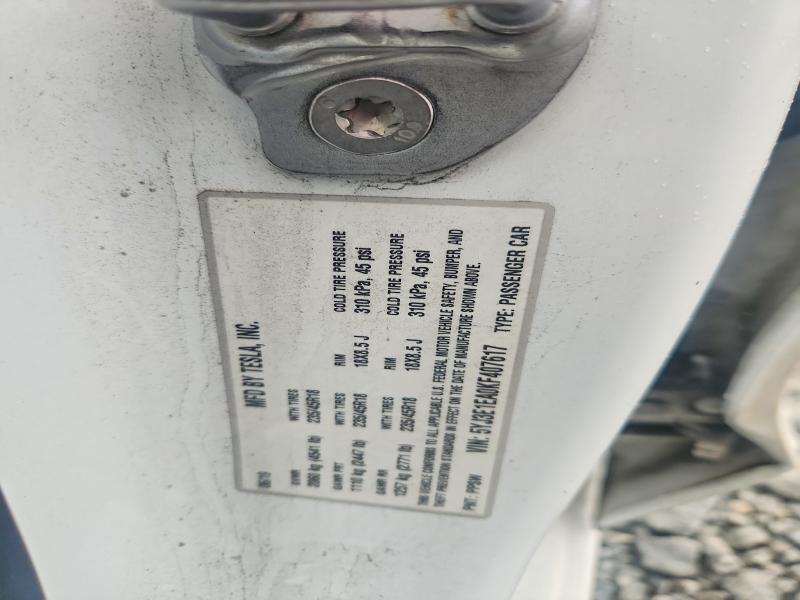 Photo 14 from auction – 2019 TESLA MODEL 3 with VIN 5YJ3E1EA0KF407617