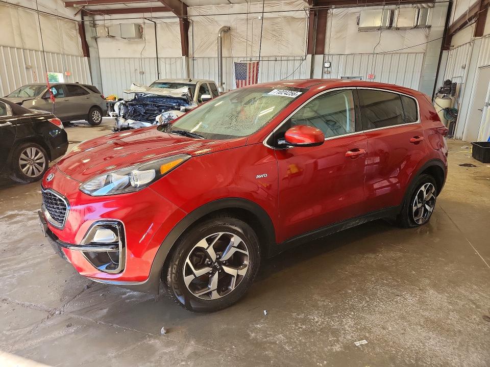 KIA SPORTAGE 2022 with VIN KNDPMCAC7N7967393 - Photo from auction