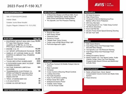 Снимка 12 от търг – 2023 FORD F150 с VIN 1FTEW1C51PFC29425
