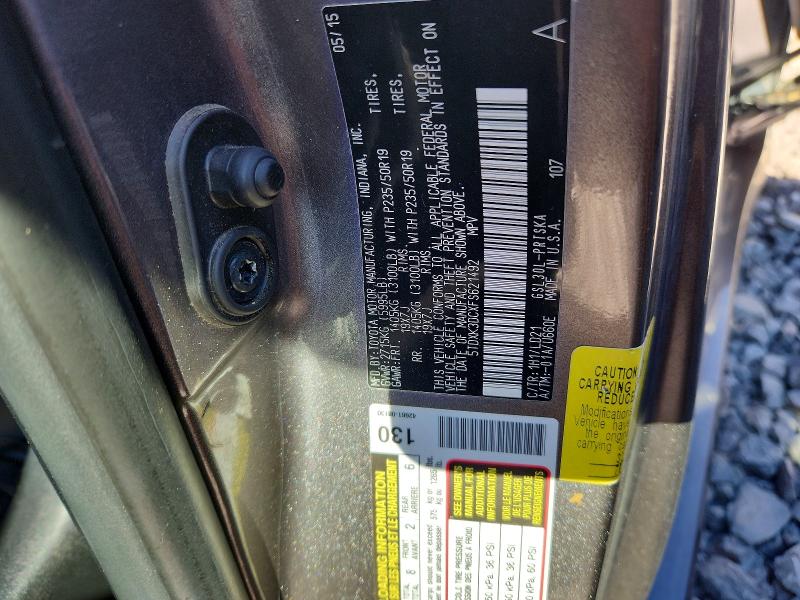 Photo 14 from auction – 2015 TOYOTA SIENNA with VIN 5TDXK3DCXFS621492
