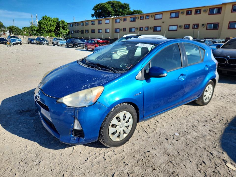 TOYOTA PRIUS C 2012 with VIN JTDKDTB38C1009288 - Photo from auction