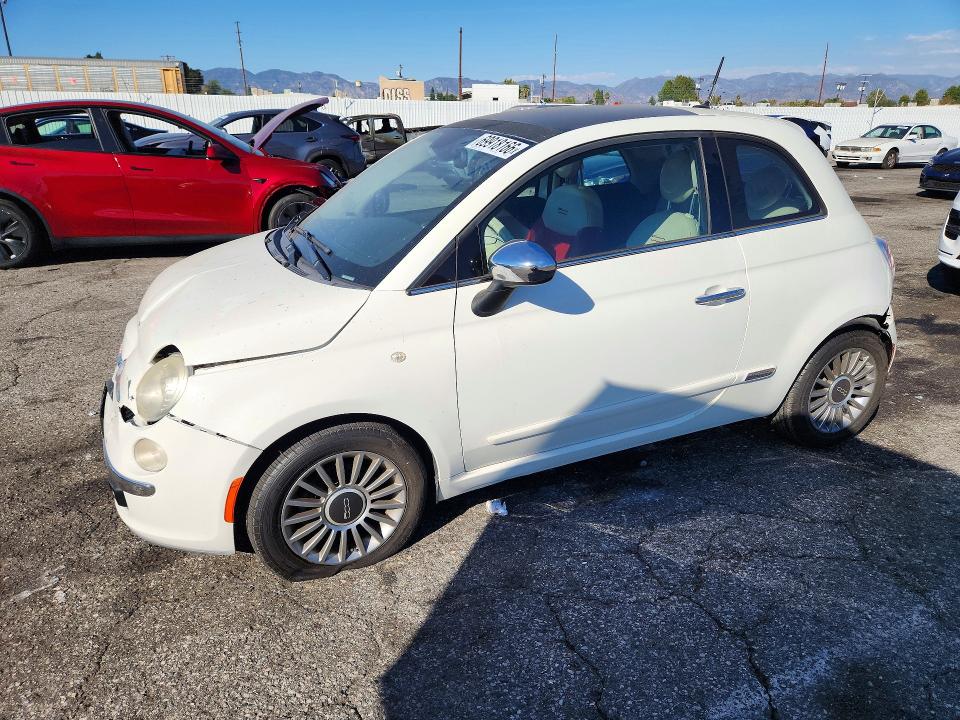 FIAT 500 2012 مع رقم تعريف المركبة 3C3CFFCR3CT104163 - صورة من المزاد
