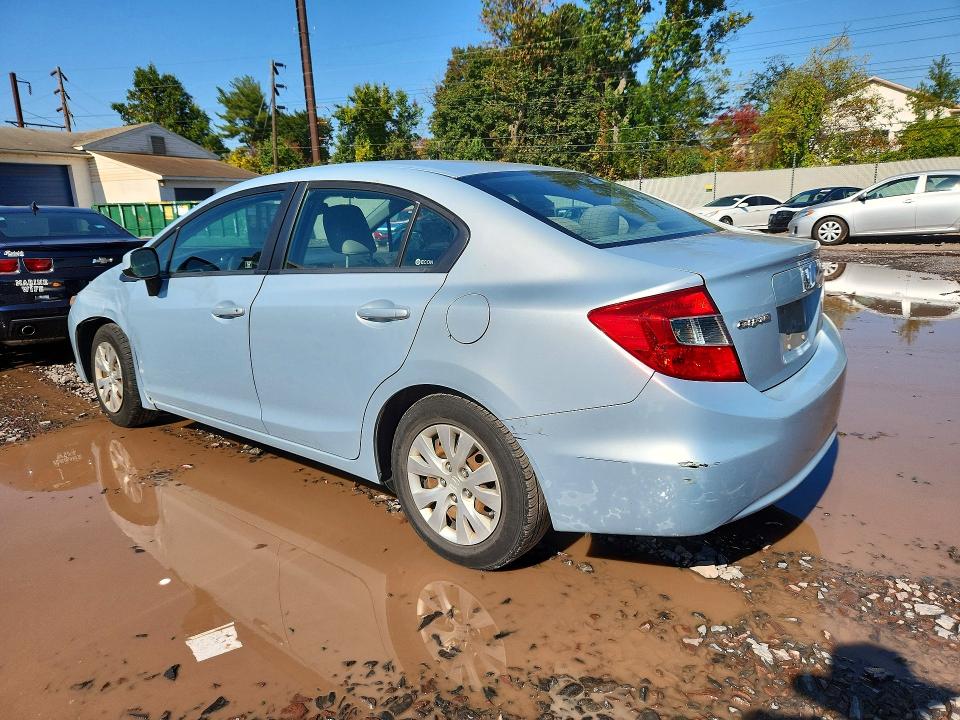 Photo 2 from auction – 2012 HONDA CIVIC with VIN 2HGFB2F59CH586802