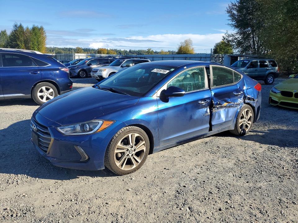 HYUNDAI ELANTRA 2017 with VIN 5NPD84LF7HH061863 - Photo from auction