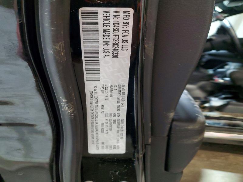 Photo 14 from auction – 2024 DODGE DURANGO with VIN 1C4SDJFT2RC240330