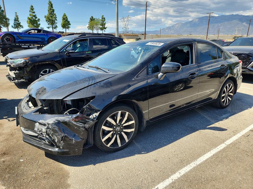 HONDA CIVIC 2015 with VIN 2HGFB2F99FH512626 - Photo from auction