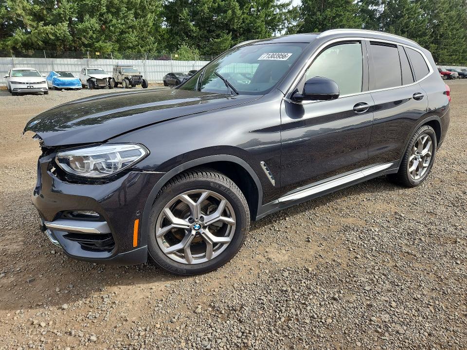 BMW X3 2020 with VIN 5UXTY5C00LLT38093 - Photo from auction