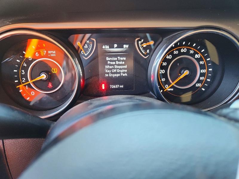 Снимка 9 от търг – 2018 JEEP WRANGLER UNLIMITED с VIN 1C4HJXDG0JW288391