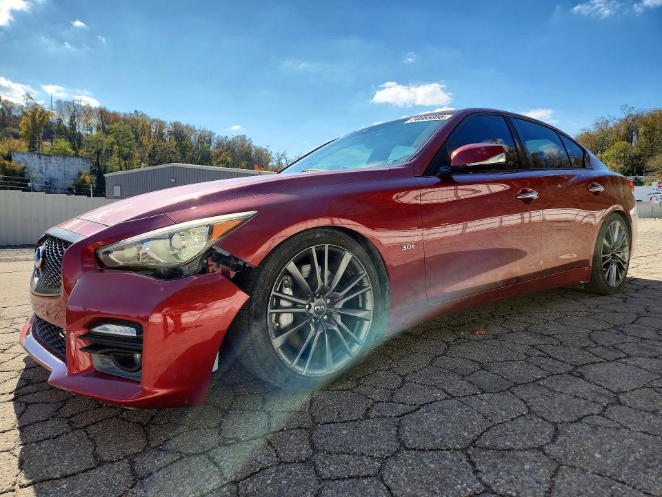 INFINITI Q50 2016 with VIN JN1EV7AP6GM302328 - Photo from auction